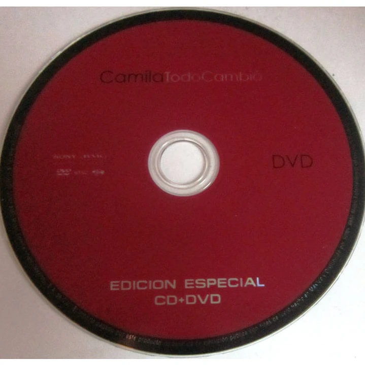 CAMILA - TODO CAMBIO (ED. ESPECIAL CD+DVD) / CD USADO 3