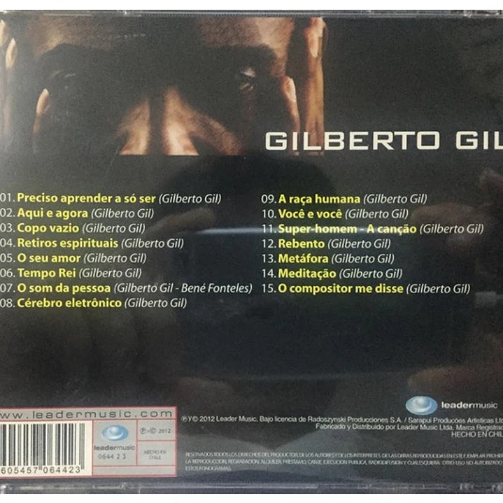 GILBERTO GIL - GILBERTO GIL / CD USADO 3