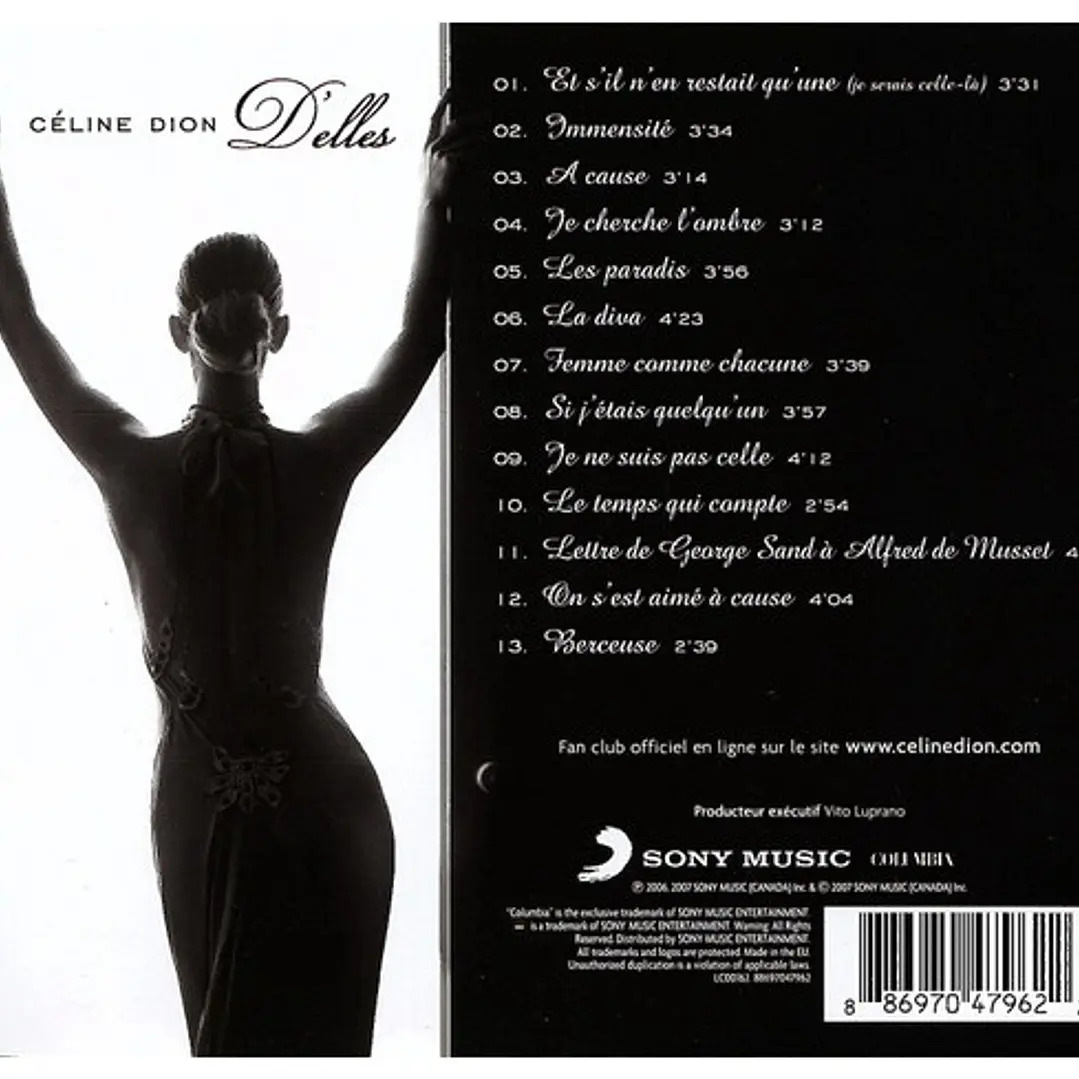 CELINE DION - D'ELLES / CD USADO 5