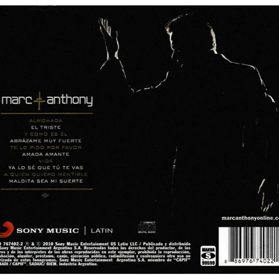 MARC ANTHONY - ICONOS / CD USADO 2