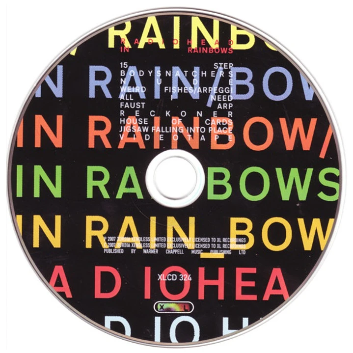 RADIOHEAD - IN RAINBOWS (DIGIPACK + AUTOADESHIVOS) / CD USADO 3