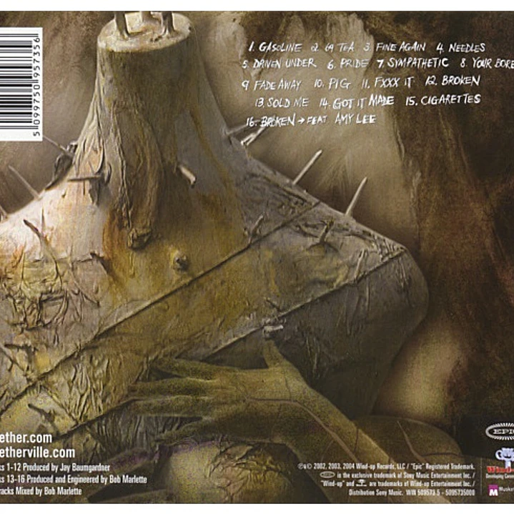 SEETHER - DISCLAIMER II / CD USADO 2
