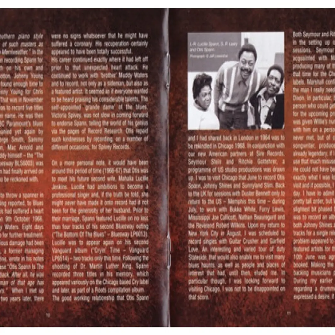 OTIS SPANN - THE COMPLETE BLUE HORIZON SESSIONS / CD USADO 7