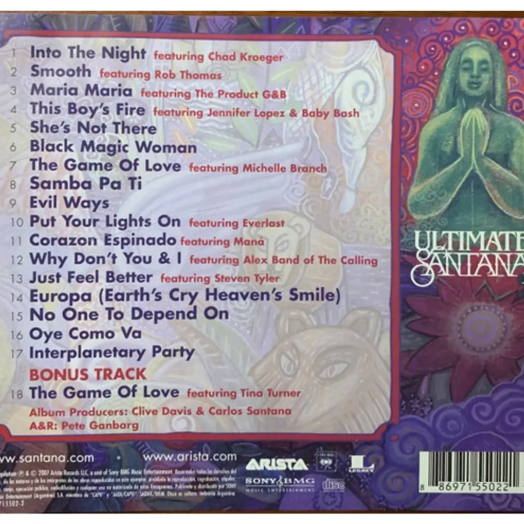 SANTANA - ULTIMATE SANTANA / CD USADO 5