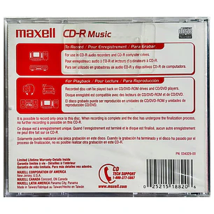 MAXELL CD-R MUSIC (700MB) 