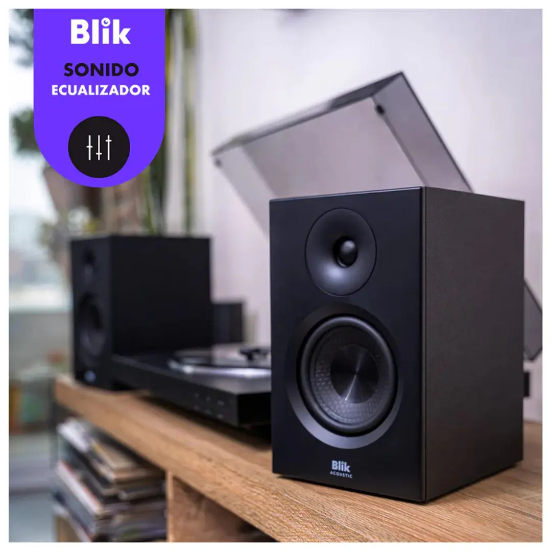 PARLANTES HI-FI BLUETOOTH BLIK BOOKSHELF ONE 70W (PAR) 4