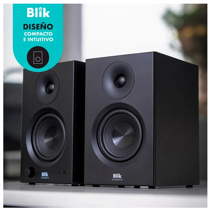 PARLANTES HI-FI BLUETOOTH BLIK BOOKSHELF ONE 70W (PAR) 5