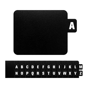 SEPARADORES ALFABETICOS PARA CD PLASTICOS A-Z (26 PIEZAS) 