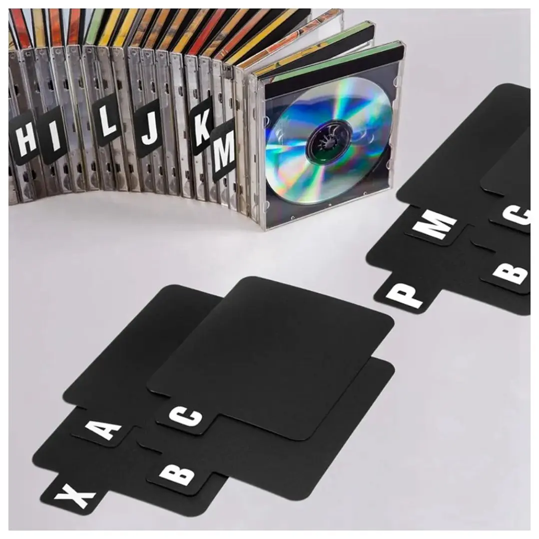 SEPARADORES ALFABETICOS PARA CD PLASTICOS A-Z (26 PIEZAS)  5