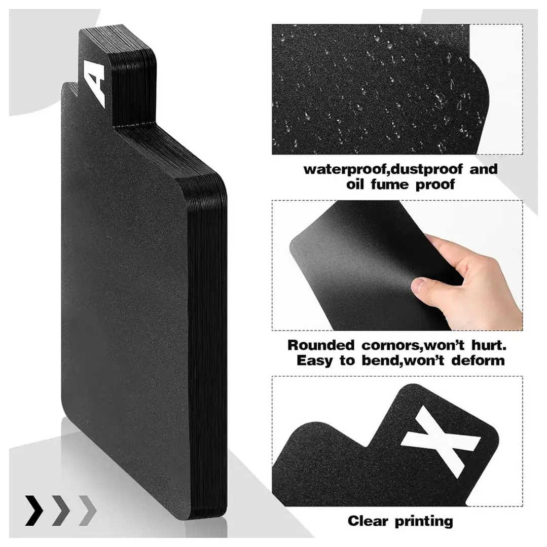 SEPARADORES ALFABETICOS PARA CD PLASTICOS A-Z (26 PIEZAS)  6