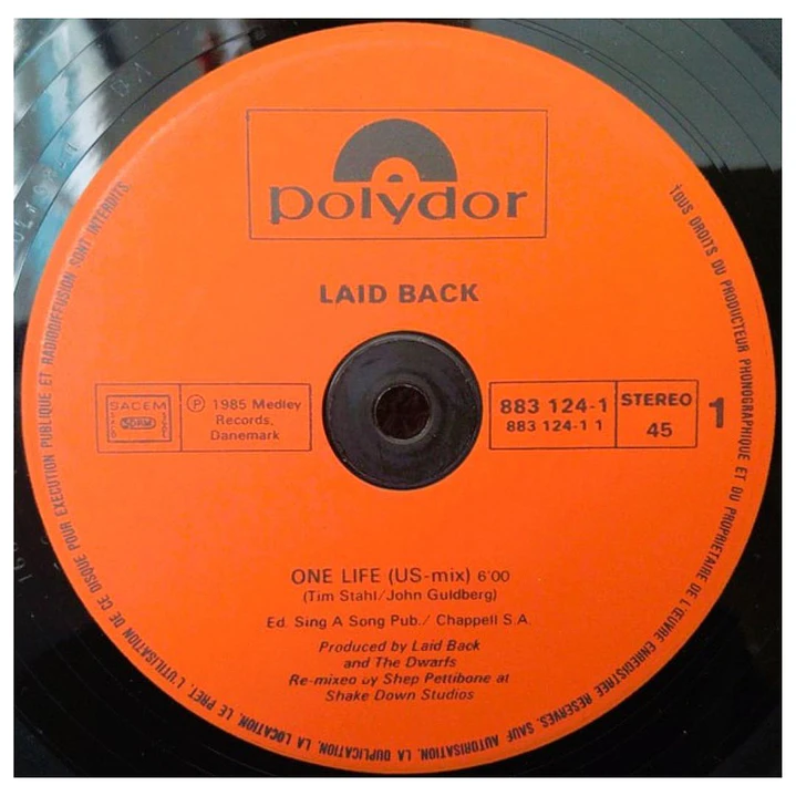 LAID BACK - ONE LIFE (US-REMIX) / 12