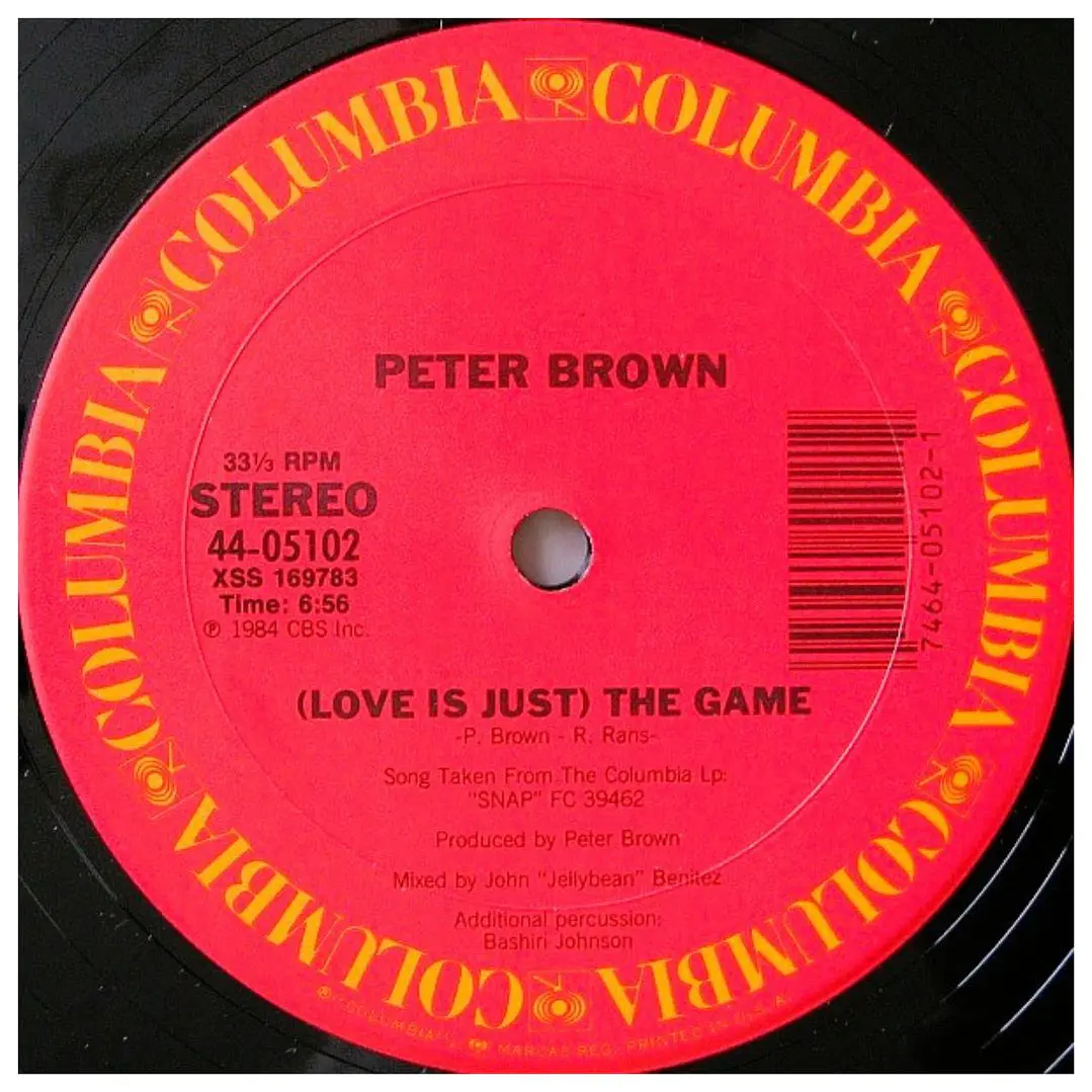 PETER BROWN - (LOVE IS JUST) THE GAME / 12