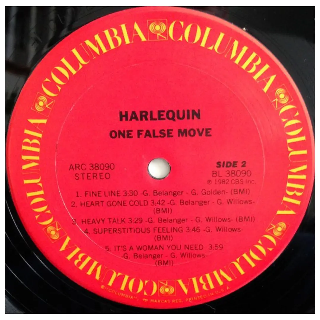 HARLEQUIN - ONE FALSE MOVE / VINILO USADO 6