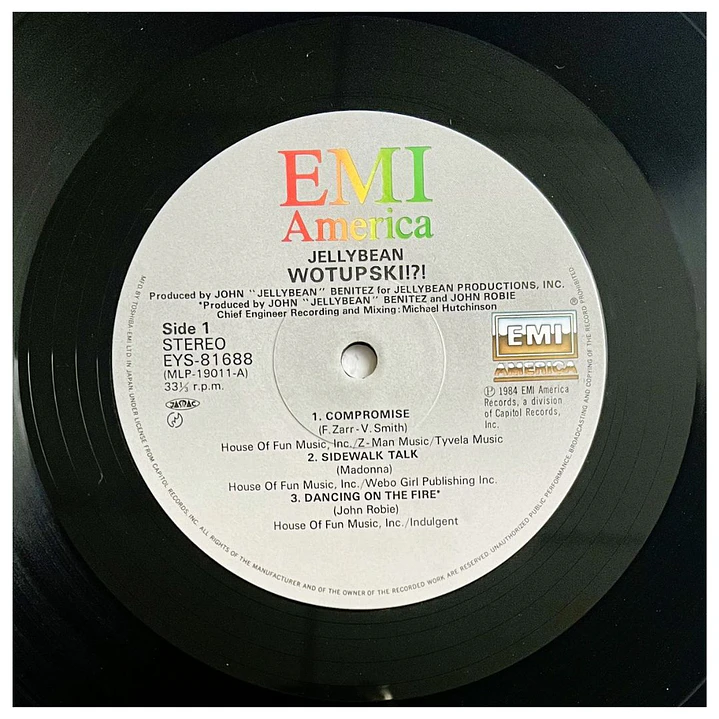JELLYBEAN - WOTUPSKI (JAPAN) / VINILO USADO 7