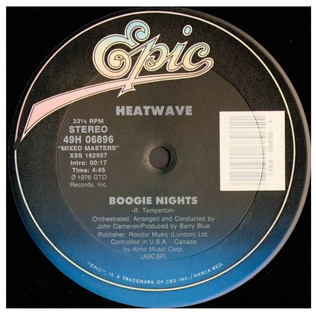 HEATWAVE - BOOGIE NIGHTS & THE GROOVE LINE / 12
