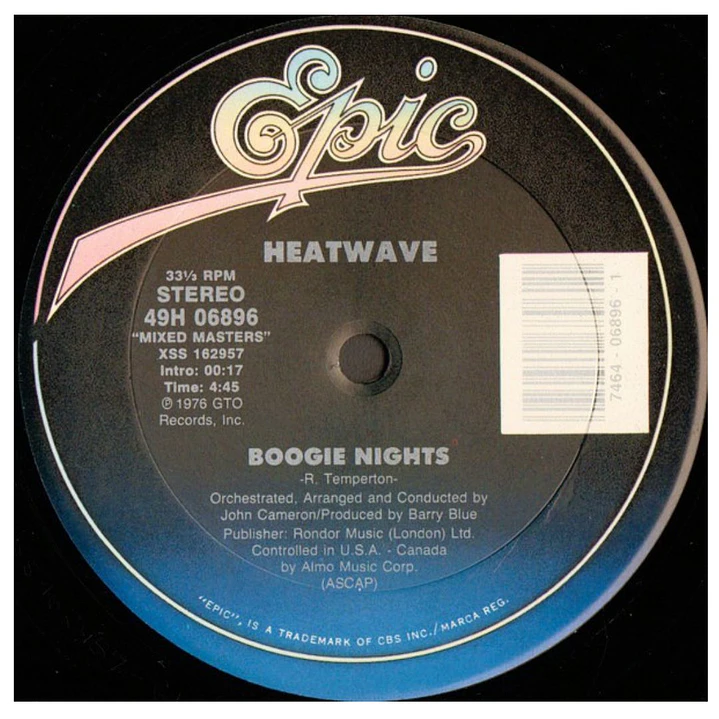 HEATWAVE - BOOGIE NIGHTS & THE GROOVE LINE / 12