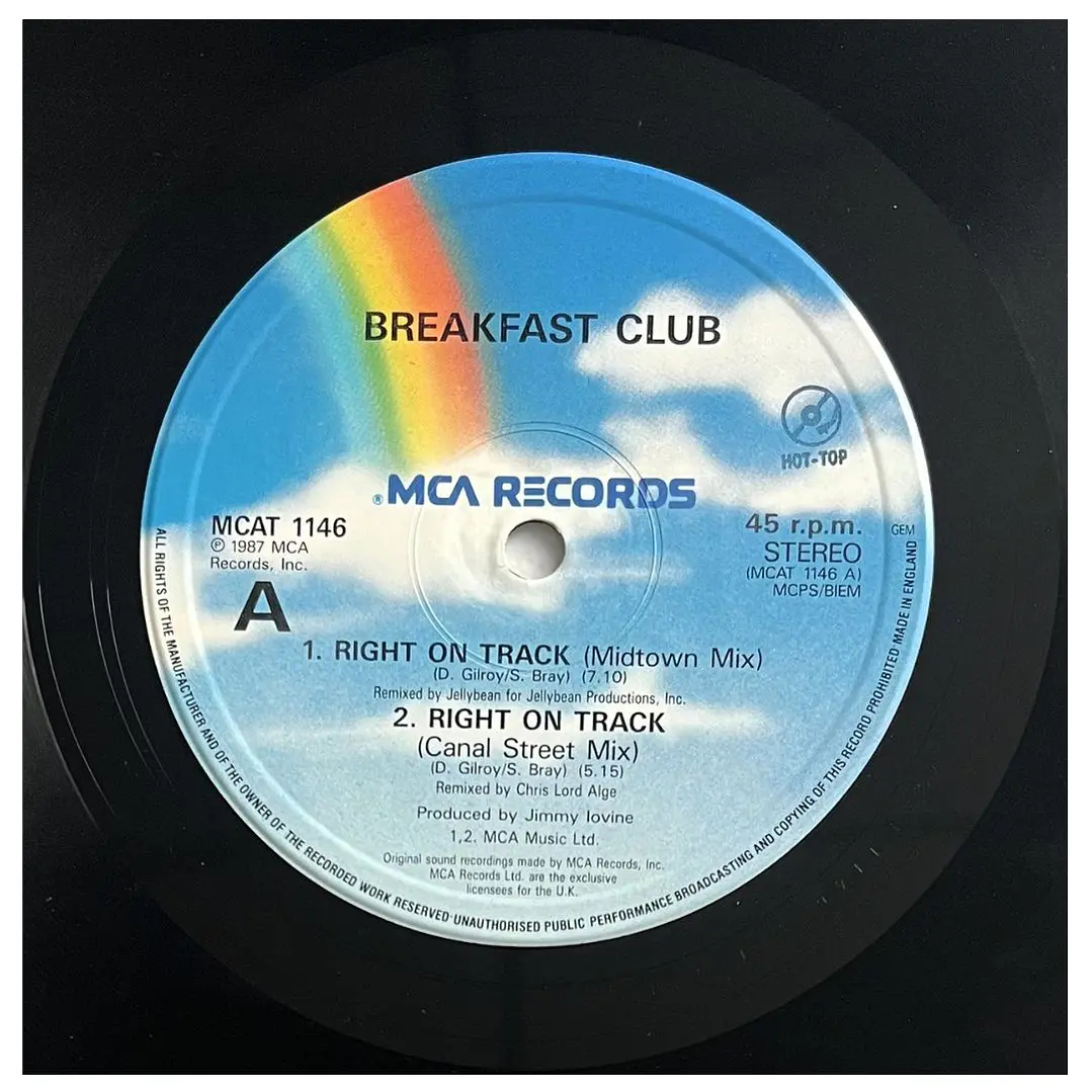 BREAKFAST CLUB - RIGHT ON TRACK / 12
