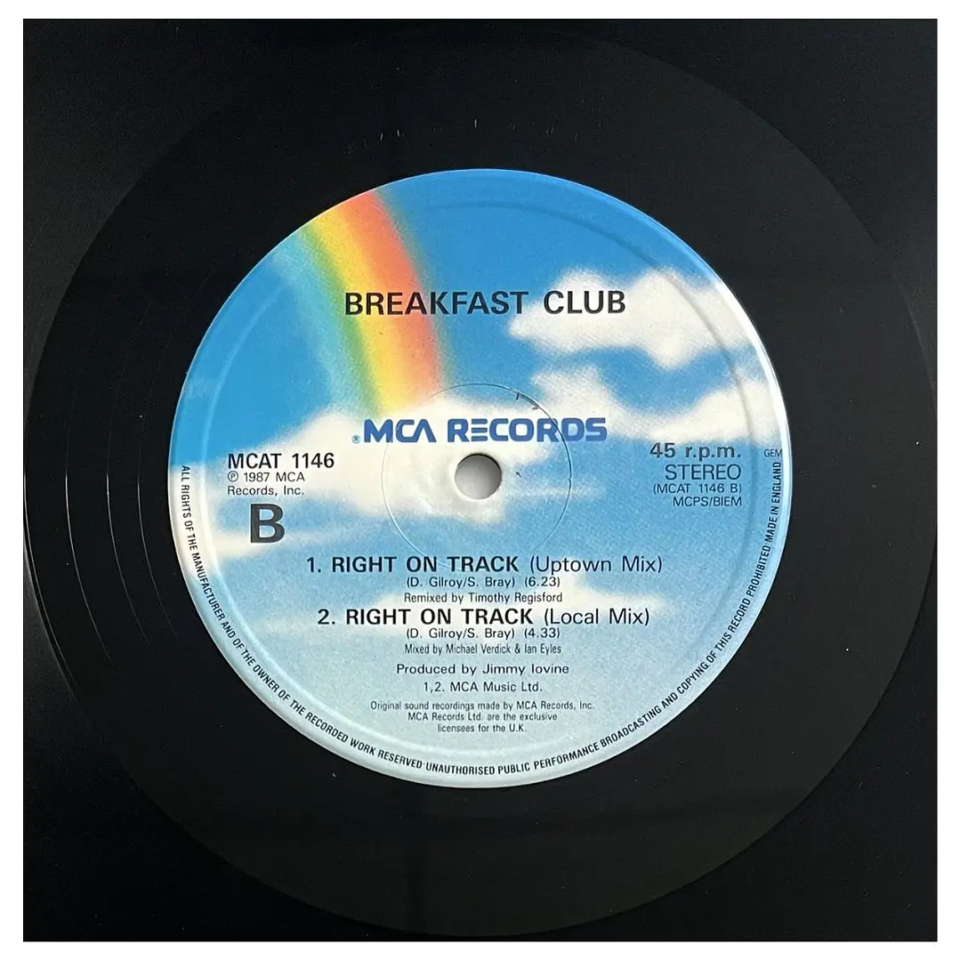 BREAKFAST CLUB - RIGHT ON TRACK / 12
