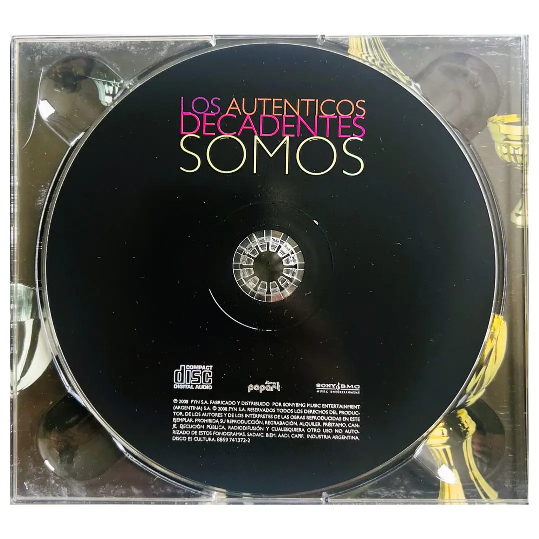 LOS AUTENTICOS DECADENTES - SOMOS EN VIVO (CD+DVD) (DIGIPACK) / CD USADO 3