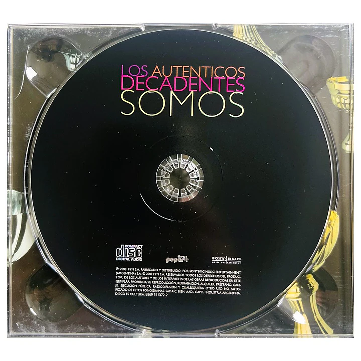 LOS AUTENTICOS DECADENTES - SOMOS EN VIVO (CD+DVD) (DIGIPACK) / CD USADO 3