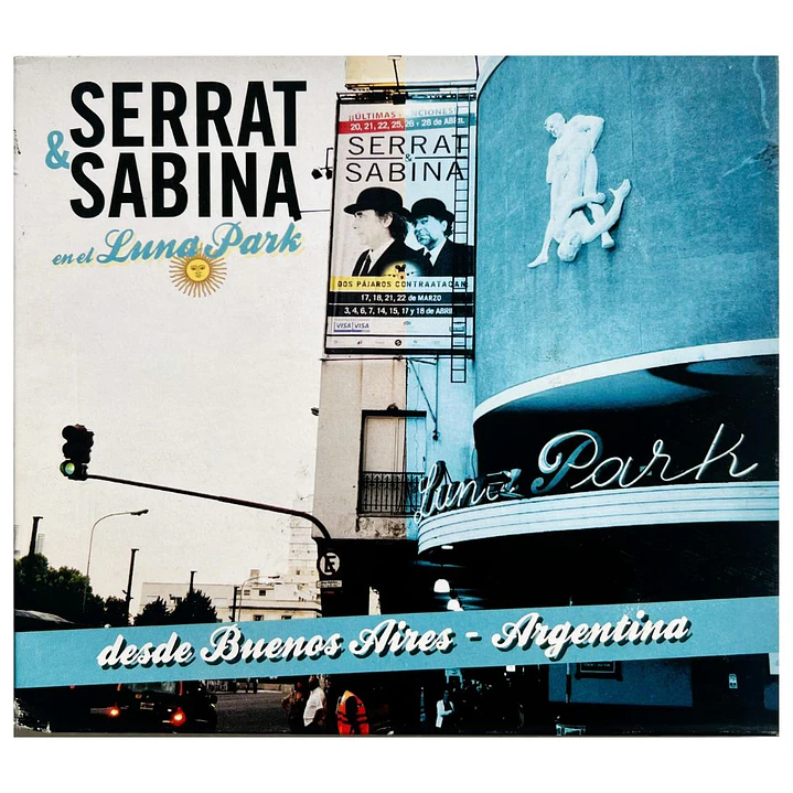 SERRAT Y SABINA - EN EL LUNA PARK (CD+DVD) (DIGIPACK) / CD USADO 1