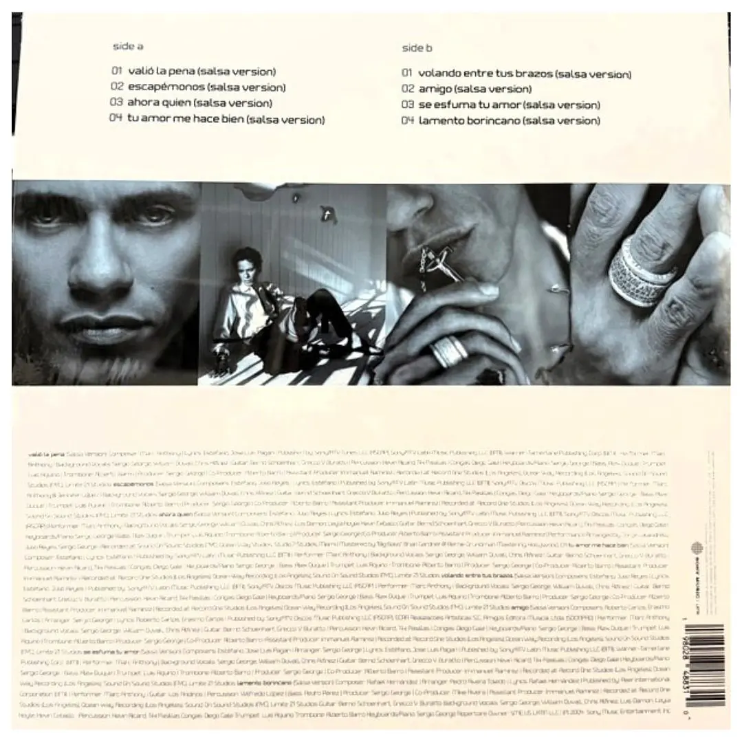 MARC ANTHONY - VALIO LA PENA (BLUE VINYL) / VINILO 2