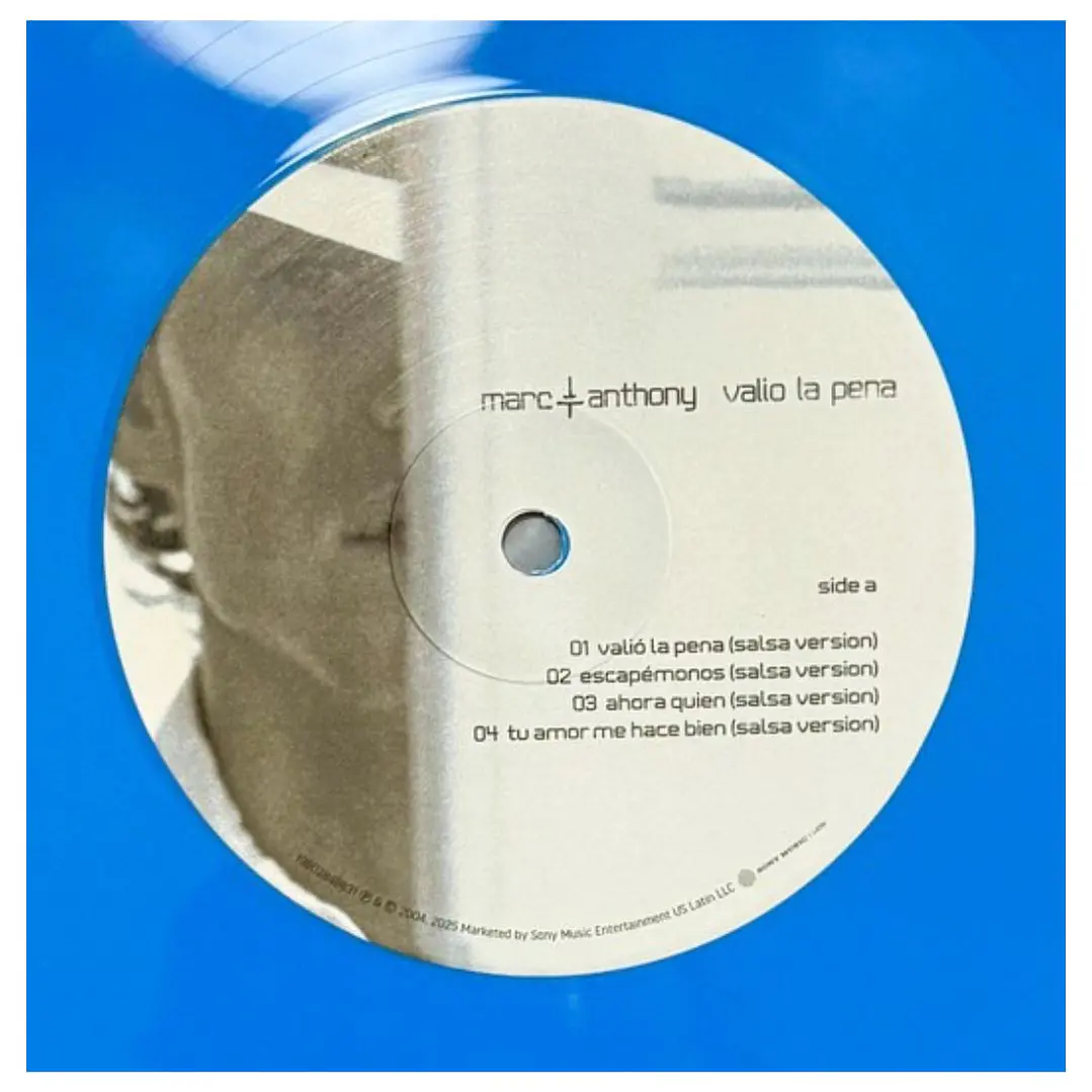 MARC ANTHONY - VALIO LA PENA (BLUE VINYL) / VINILO 5