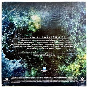 MANA - LLUVIA AL CORAZON (CARDBOARD SLEVE) / CD SINGLE USADO