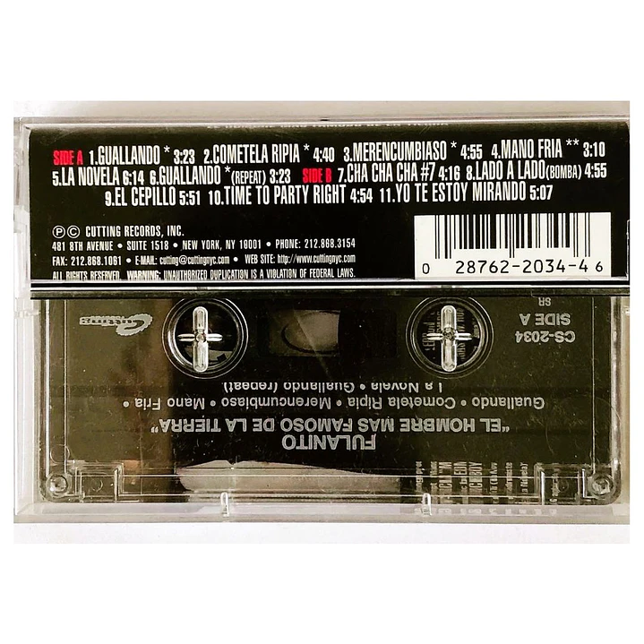 FULANITO - EL HOMBRE MAS FAMOSO DE LA TIERRA / CASSETTE USADO 2