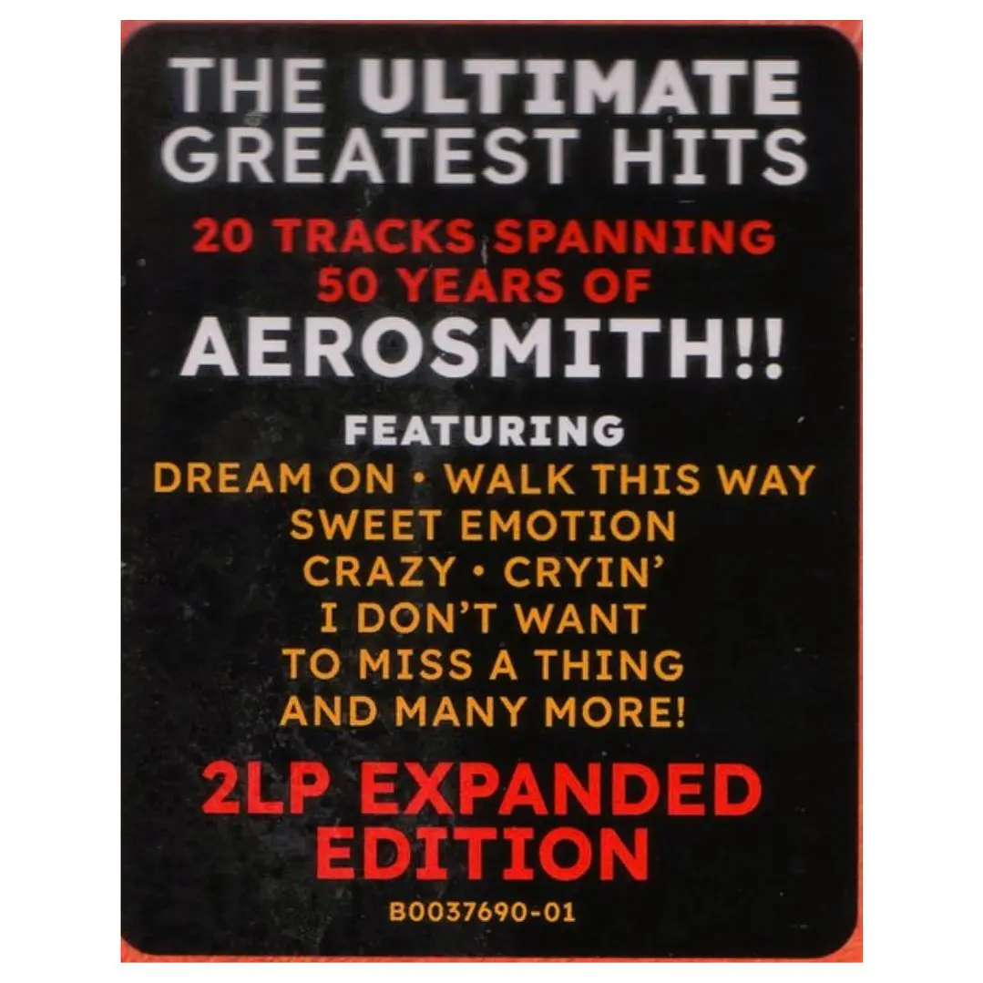 AEROSMITH - GREATEST HITS (2LP) / VINILO 4