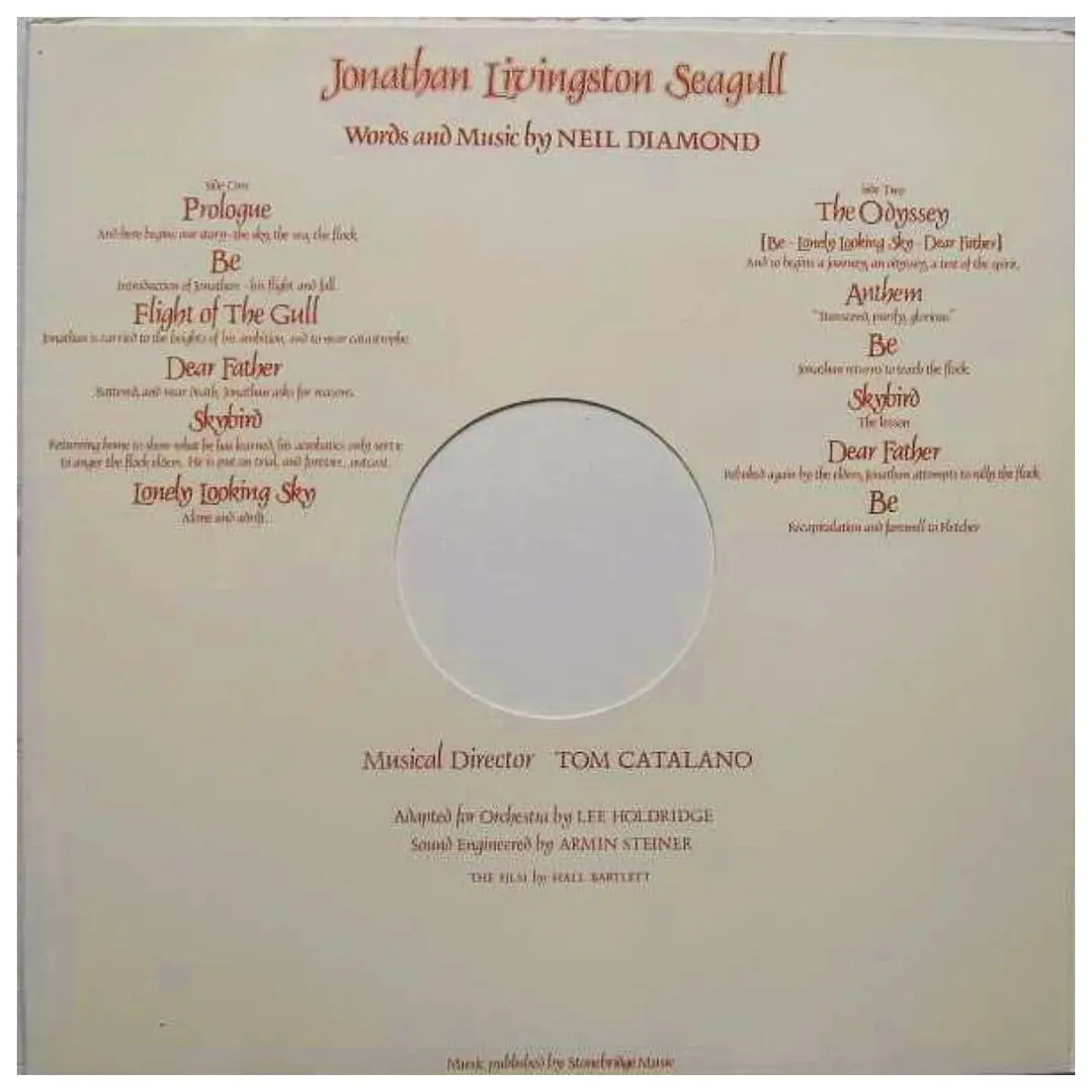 NEIL DIAMOND - JONATHAN LIVINGSTON SEAGULL (SOUNDTRACK) / VINILO USADO 3