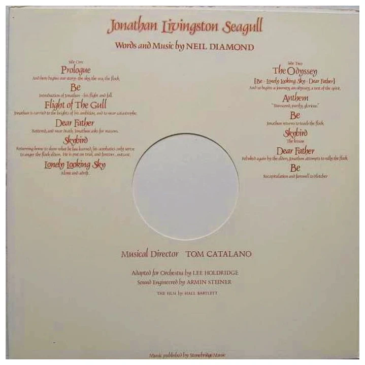 NEIL DIAMOND - JONATHAN LIVINGSTON SEAGULL (SOUNDTRACK) / VINILO USADO 3