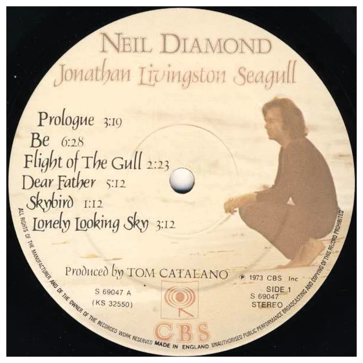 NEIL DIAMOND - JONATHAN LIVINGSTON SEAGULL (SOUNDTRACK) / VINILO USADO 6