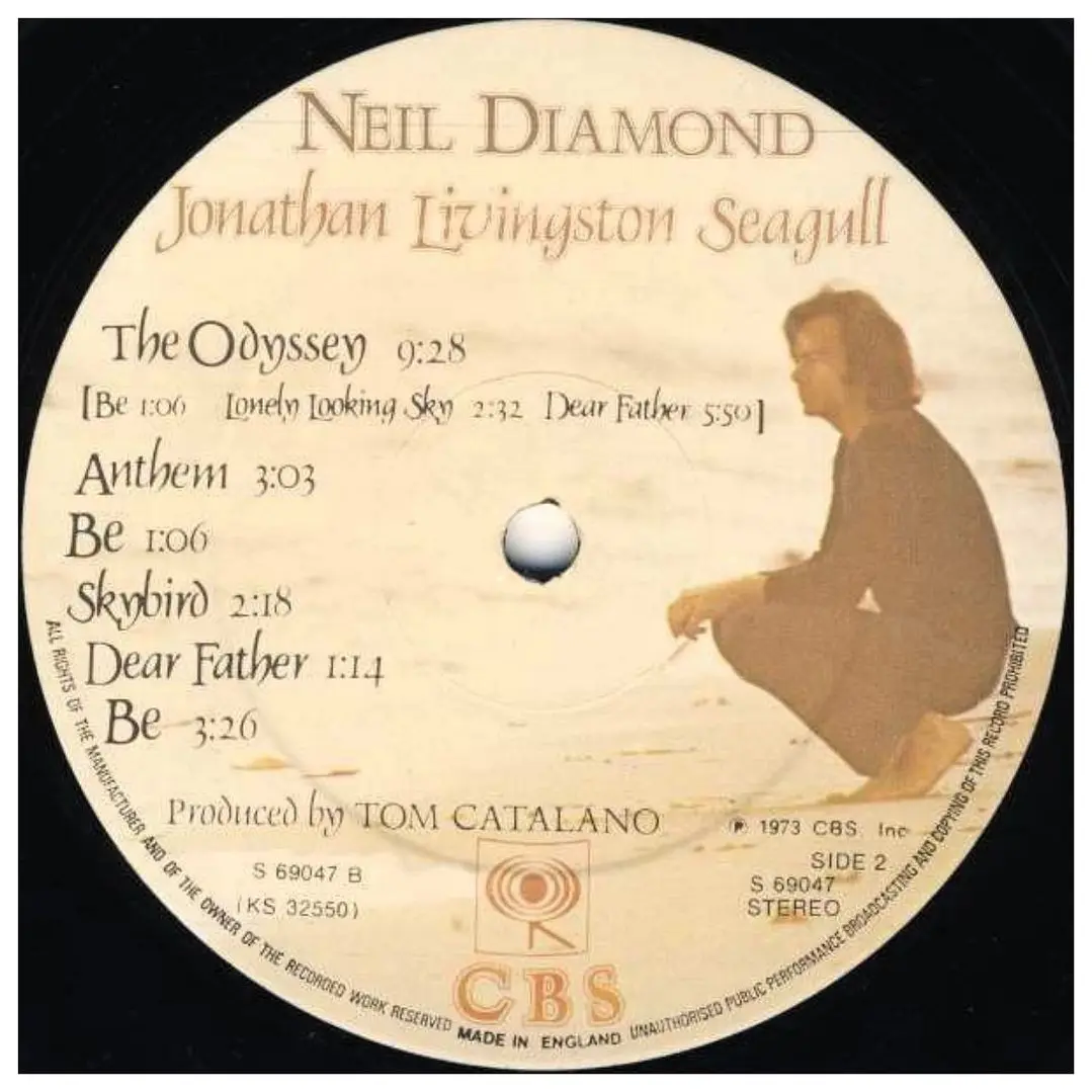 NEIL DIAMOND - JONATHAN LIVINGSTON SEAGULL (SOUNDTRACK) / VINILO USADO 7