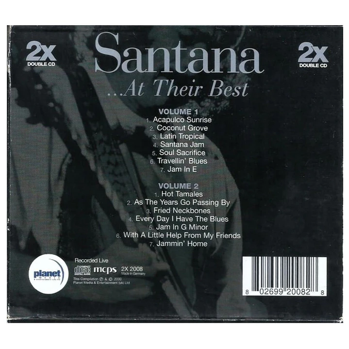 SANTANA - AT THEIR BEST (2CD) (GERMANY) / CD USADO 2