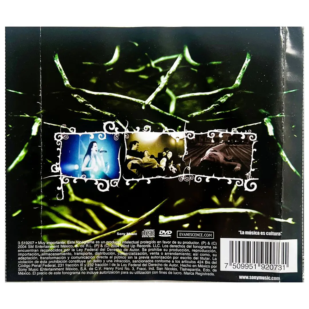 EVANESCENCE - ANYWHERE BUT HOME (CD+DVD) / CD USADO 2