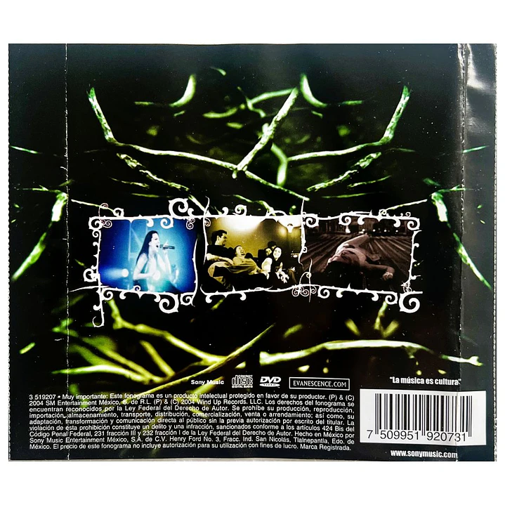 EVANESCENCE - ANYWHERE BUT HOME (CD+DVD) / CD USADO 2