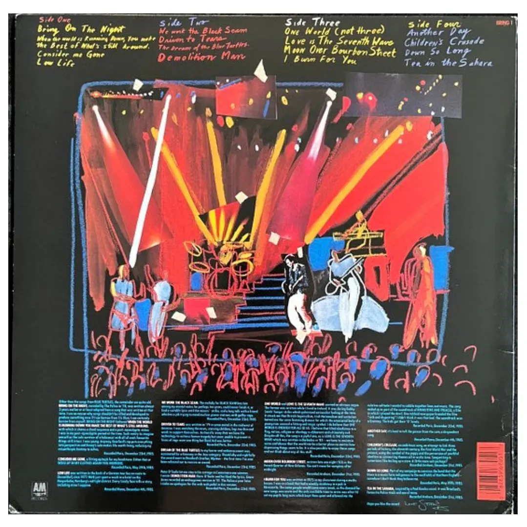 STING - BRING ON THE NIGHT (2LP) / VINILO USADO 2