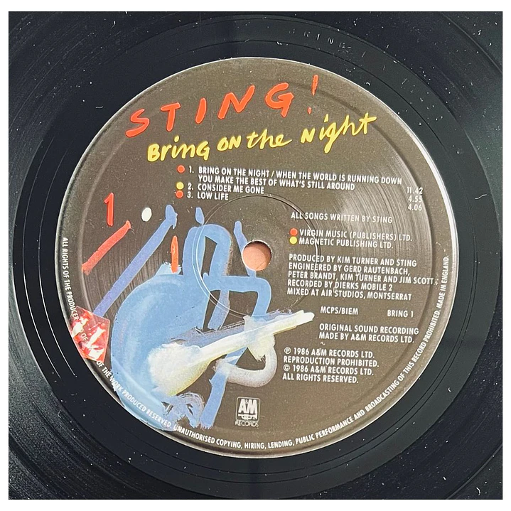 STING - BRING ON THE NIGHT (2LP) / VINILO USADO 7