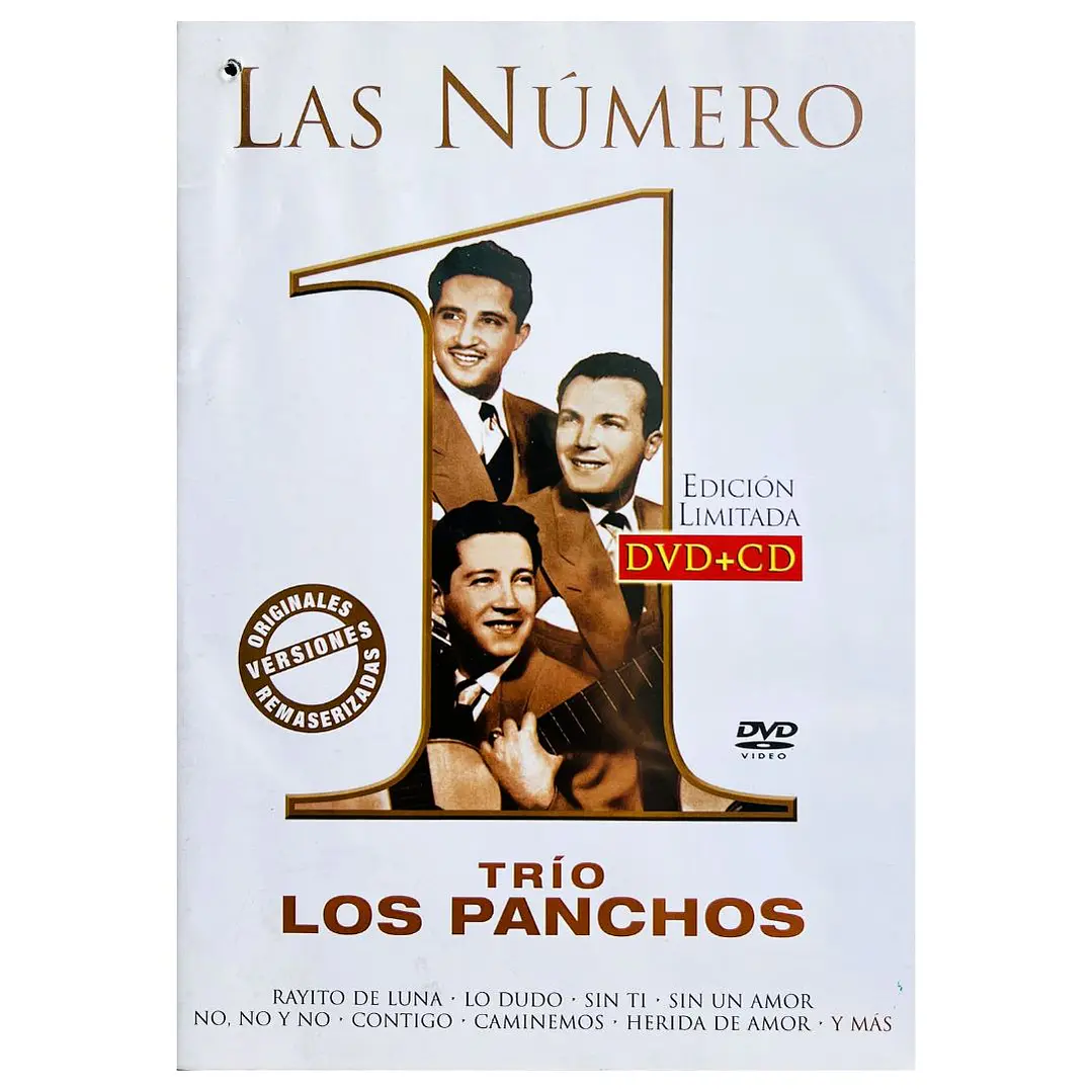 TRIO LOS PANCHOS - LAS NUMERO 1 (DVD+CD) / DVD USADO 1