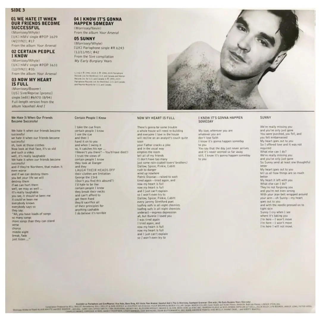 MORRISSEY - THE BEST OF (2LP) / VINILO 6