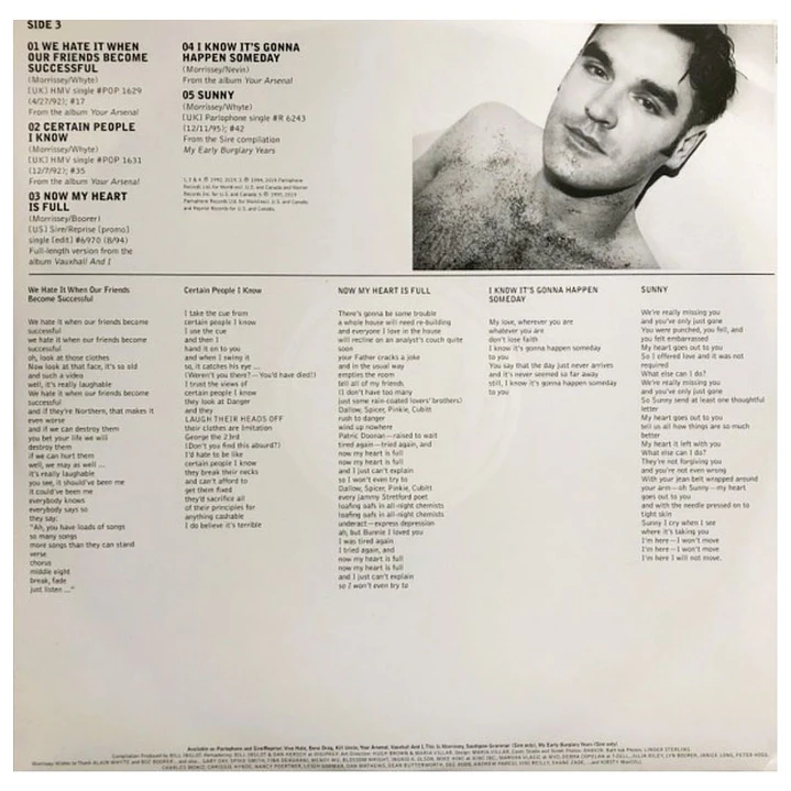 MORRISSEY - THE BEST OF (2LP) / VINILO 6