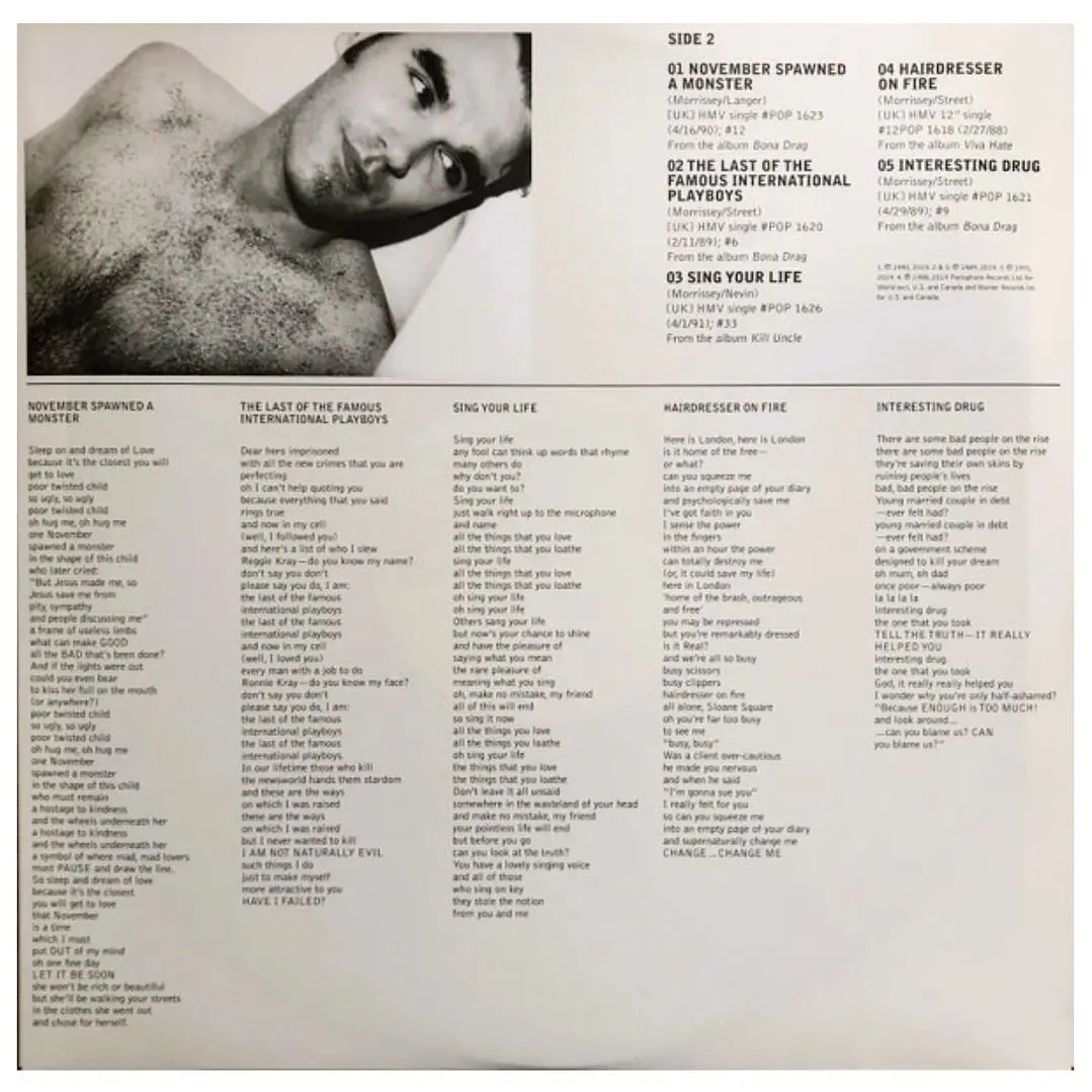 MORRISSEY - THE BEST OF (2LP) / VINILO 5