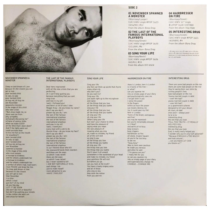 MORRISSEY - THE BEST OF (2LP) / VINILO 5