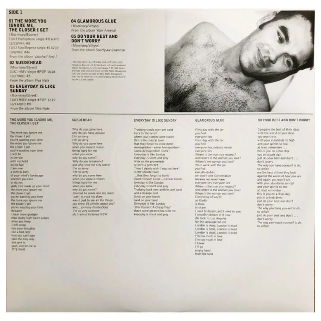 MORRISSEY - THE BEST OF (2LP) / VINILO 4