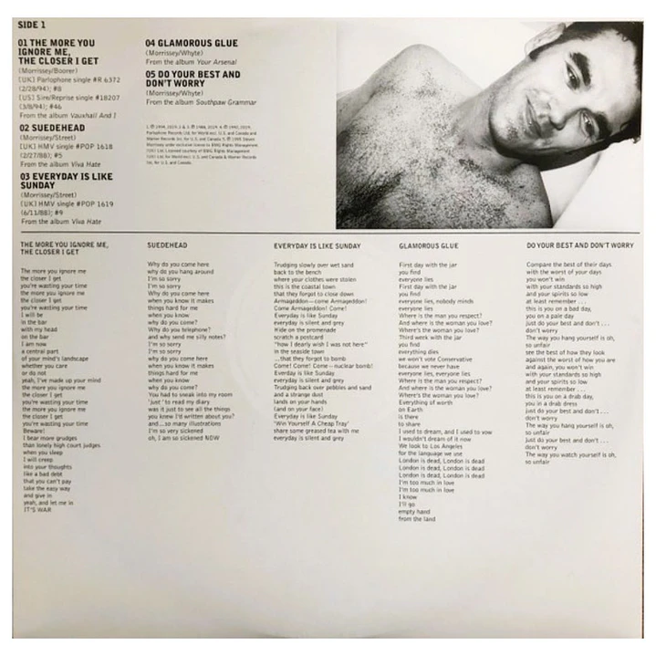 MORRISSEY - THE BEST OF (2LP) / VINILO 4