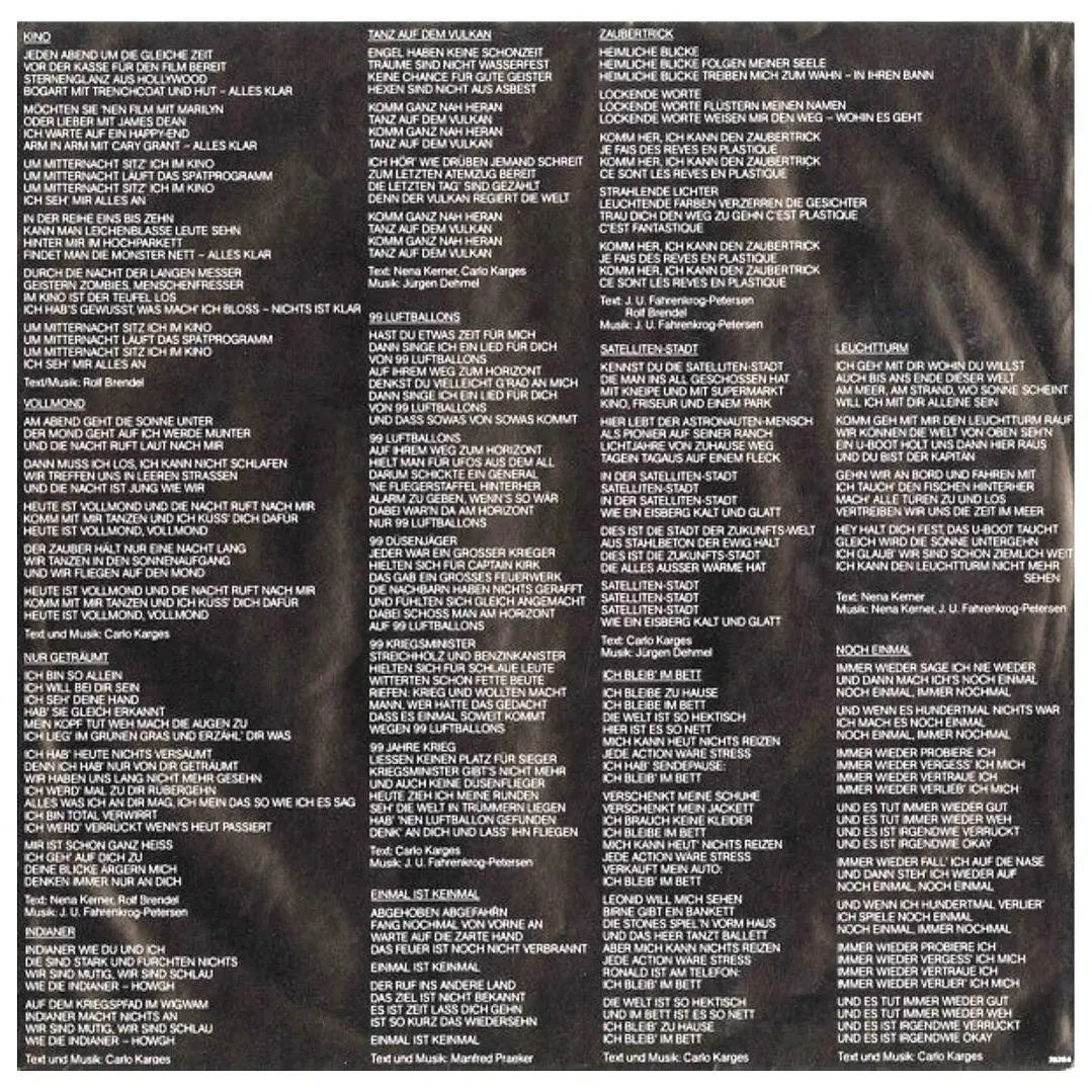 NENA - NENA (ALBUM) / VINILO USADO 5