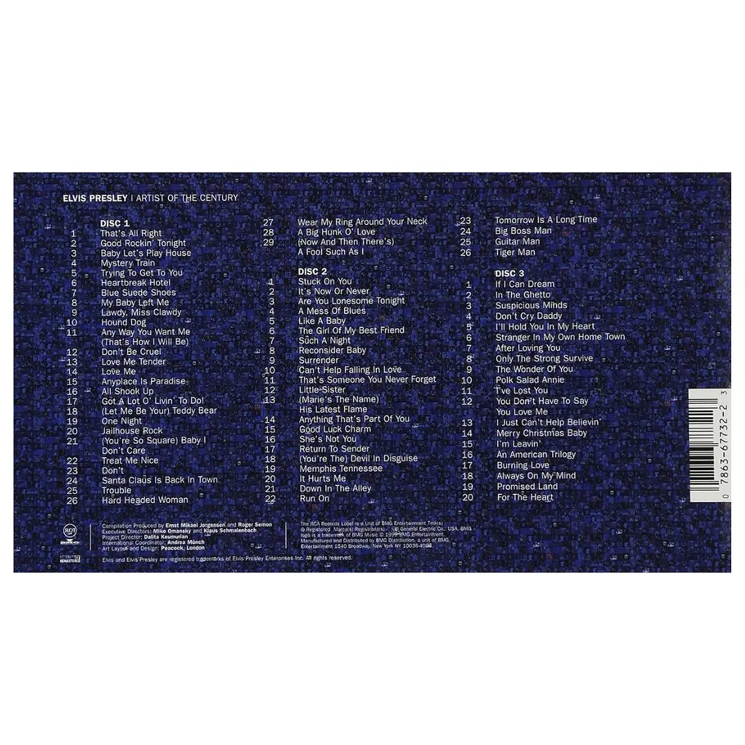 ELVIS PRESLEY - ARTIST OF THE CENTURY (3CD) / CD 3