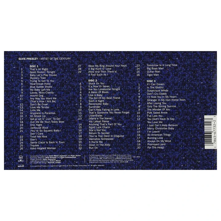 ELVIS PRESLEY - ARTIST OF THE CENTURY (3CD) / CD 3