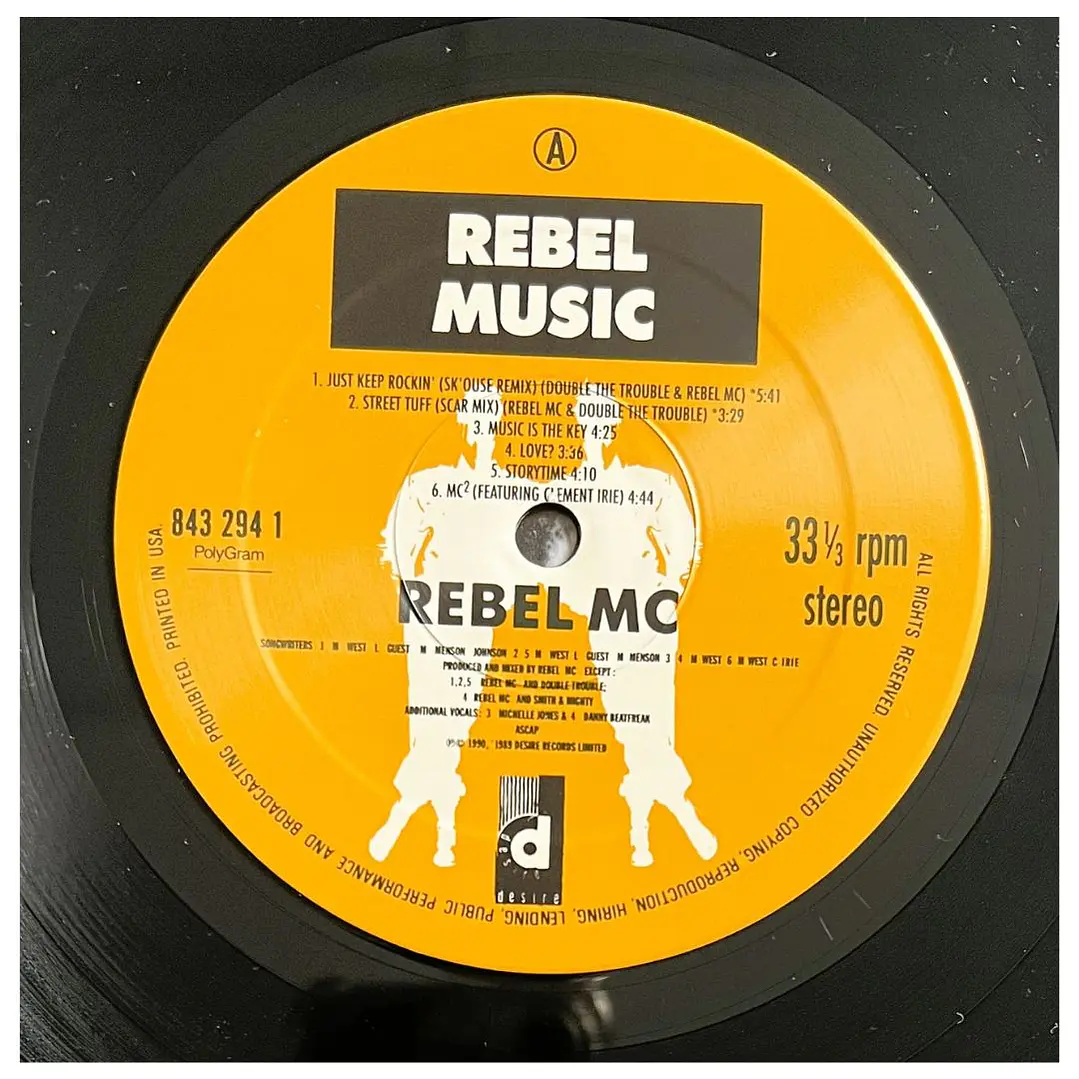 REBEL MC - REBEL MUSIC  / VINILO USADO 5
